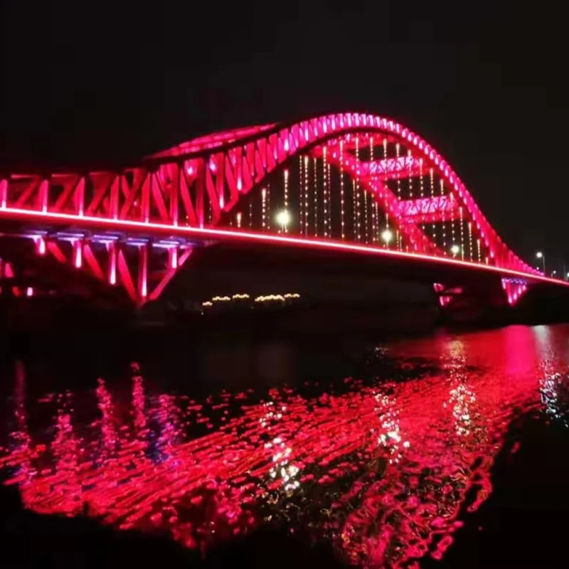 Y3040 50mm LED Dot Pixel Light: Enhancing Building Facades and Bridge Lighting